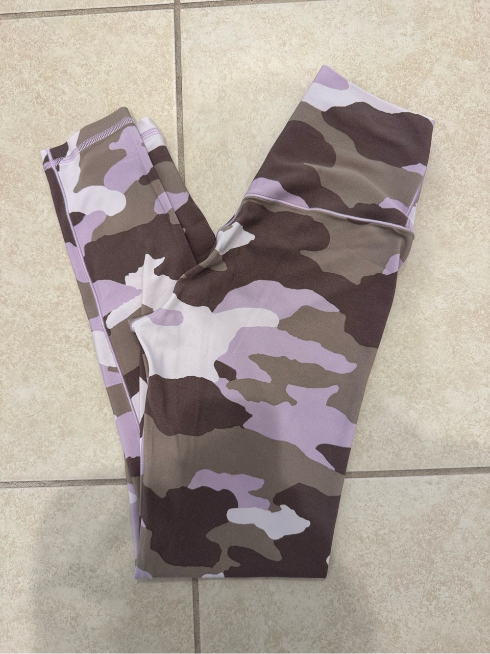Offline by aerie Purple & Brown Camo Leggings